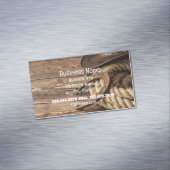 Western Cowboy Horses Shop Magnetische Visitenkarte (Beispiel)