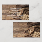 Western Cowboy Horses Shop Visitenkarte (Vorne/Hinten)