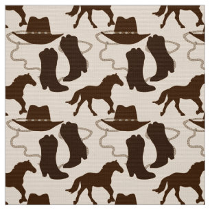 Western Cowboy-Hutstiefel, Pferd Stoff