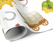 Western Cowboy Icons Geschenkpapier (Rolleneckpunkt)
