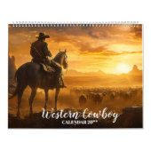 Western Cowboy-Kalender Kalender (Titelbild)