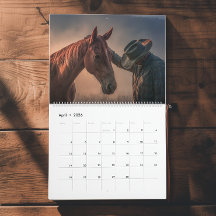 Western Cowboy-Kalender