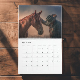 Western Cowboy-Kalender Kalender