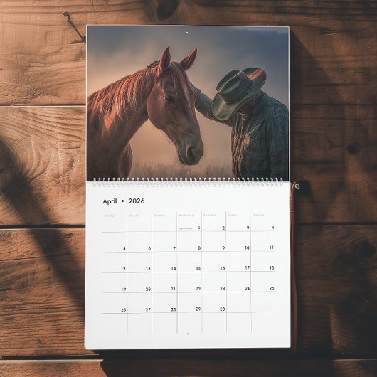 Western Cowboy-Kalender Kalender