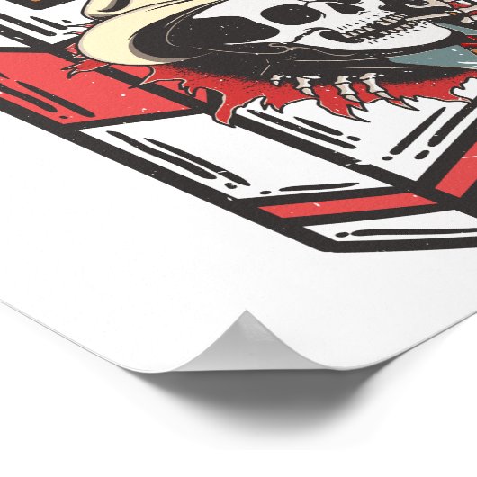 Western Cowboy Killer Poster (Ecke)