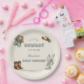 Western Cowboy Kleidung Kinderdusche Pappteller (Party)