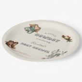 Western Cowboy Kleidung Kinderdusche Pappteller (Schrägansicht)