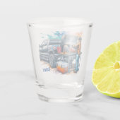 Western Cowboy Kochen GRILLEN Pit Custom Schnapsglas (Rückseite)