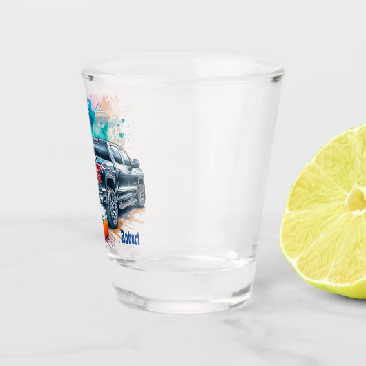 Western Cowboy Kochen GRILLEN Pit Custom Schnapsglas (Rechts)