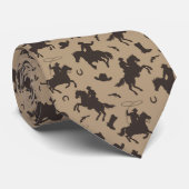 Western Cowboy Krawatte (Gerollt)