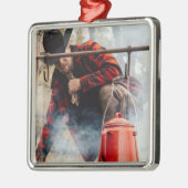 Western Cowboy Ornament Aus Metall (Links)