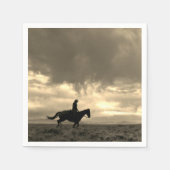 Western Cowboy Paper Napkin Serviette (Vorderseite)