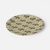 Western Cowboy Party Paper Teller Vintag Cowboy (Schrägansicht)