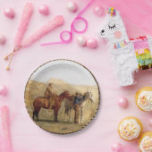 Western-Cowboy-PferdeParty-Teller Pappteller (Party)