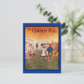 Western-Cowboy Postkarte (Stehend Vorderseite)