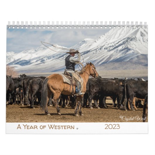 Western Cowboy Ranching Calendar Kalender (Titelbild)