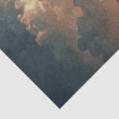 Western Cowboy reiten auf der Prärie Seidenpapier (Detail)