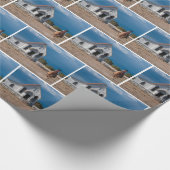 Western Cowboy Reiten zum Kirchengeschenk Wrap Geschenkpapier (Ecke)