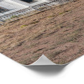 Western Cowboy Reitpferd Kirche drucken Poster (Ecke)