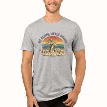 Western-Cowboy-Rinder-Round-Up-T-Shirt, Vintage