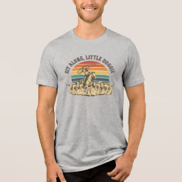 Western-Cowboy-Rinder-Round-Up-T-Shirt, Vintage Tri-Blend Shirt