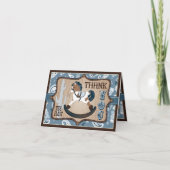Western Cowboy Rocking Horse Bandanna Vielen Dank Dankeskarte (Vorderseite)