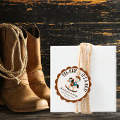 Western Cowboy Rocking Horse Boy Babydusche Geschenkanhänger