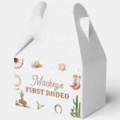 Western Cowboy Rodeo Birthday Geschenkschachtel (Vorderseite)