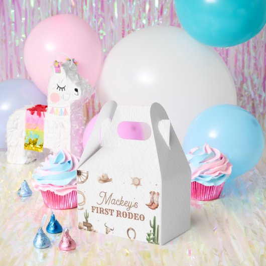 Western Cowboy Rodeo Birthday Geschenkschachtel (Party)