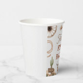 Western Cowboy Rodeo Birthday Pappbecher (Rechts)