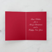 Western Cowboy Rodeo Bronc Rider Imitate Leather Karte (Innenseite)