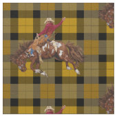 Western Cowboy-Rodeo Bronco Buster Stoff (Nahaufnahme)