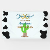Western Cowboy Rodeo Geburtstag Banner (Horizontal)