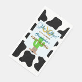 Western Cowboy Rodeo Geburtstag Serviette (Ecke)