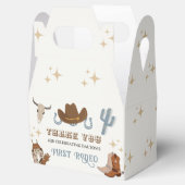Western Cowboy Rodeo Geburtstagsparty Geschenkschachtel (Geöffnet)