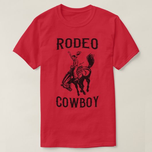 Western Cowboy Rodeo T-Shirt (Design vorne)