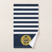 Western Cowboy Rustic Wedding Monogram Trauzeuge Badhandtuch Set (Handtuch)