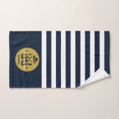 Western Cowboy Rustic Wedding Monogram Trauzeuge Badhandtuch Set (Handtuch)