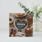 Western Cowboy-Schwangerschaft Ankündigung (Stehend Vorderseite)