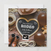 Western Cowboy-Schwangerschaft Ankündigung (Vorderseite)