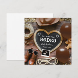 Western Cowboy-Schwangerschaft Ankündigung