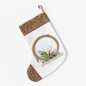 Western Cowboy-Seil und Sporen Imitate Leder Kleiner Weihnachtsstrumpf (Rückseite (Hängend))