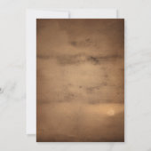 Western Cowboy Silhouette Graduation Celebration  Einladung (Rückseite)