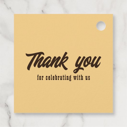 Western Cowboy Skull Monogram Country Wedding Geschenkanhänger (Rückseite)