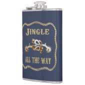 Western Cowboy Spurs Jingle Flachmann (Links)