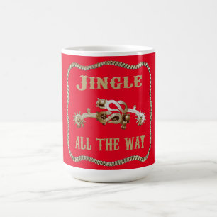 Western Cowboy Spurs Jingle Kaffeetasse