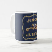 Western Cowboy Spurs Jingle Kaffeetasse (Vorderseite Links)