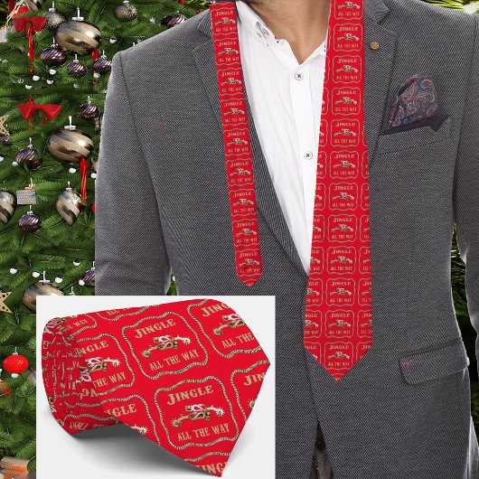 Western Cowboy Spurs Jingle Krawatte