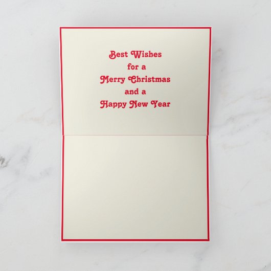 Western Cowboy Stiefel Blumenkuh verbergen Weihnac Karte (Innenseite)