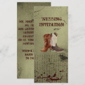 Western Cowboy Stiefel Hochzeit (Vorne/Hinten)